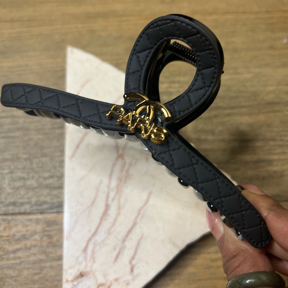 Designer Style Quilted Hair Clip